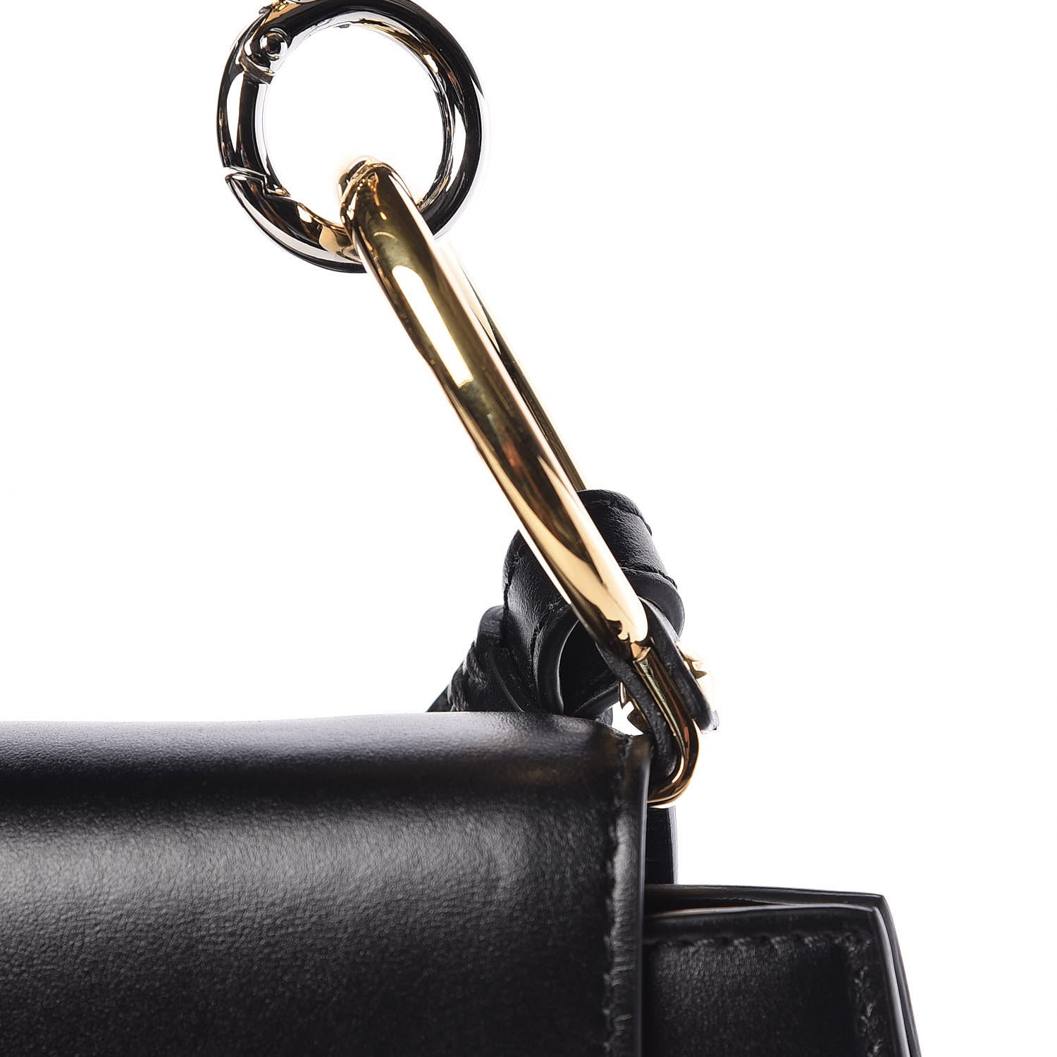 Chloe Calfskin Medium C Shoulder Bag Black 10 of 13