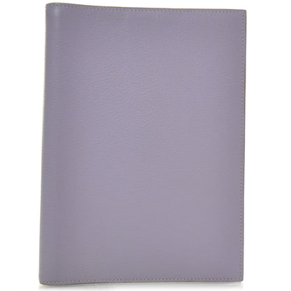 Hermes Chevre Mysore Globe Trotter Agenda Cover Lilac 1 of 9