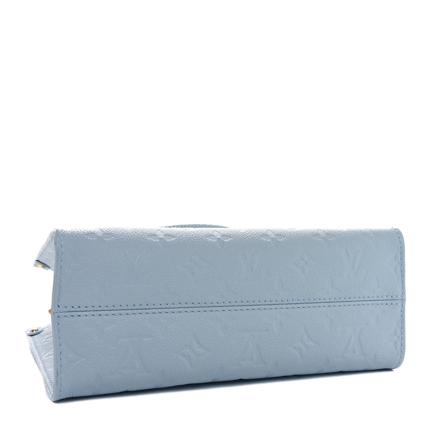 LV X TM Empreinte Monogram Superflat Onthego PM Washed Blue