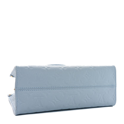Louis Vuitton LV X TM Empreinte Monogram Superflat Onthego PM Washed Blue 4 of 9