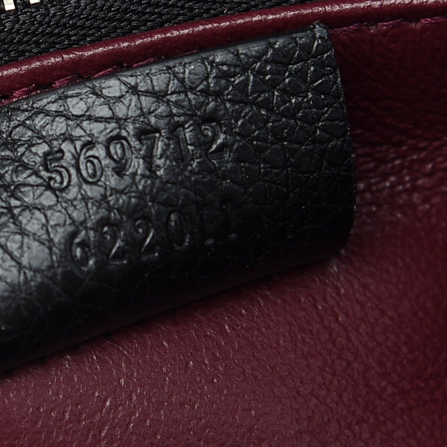 Gucci Grainy Calfskin Small Zumi Top Handle Bag Black 7 of 9