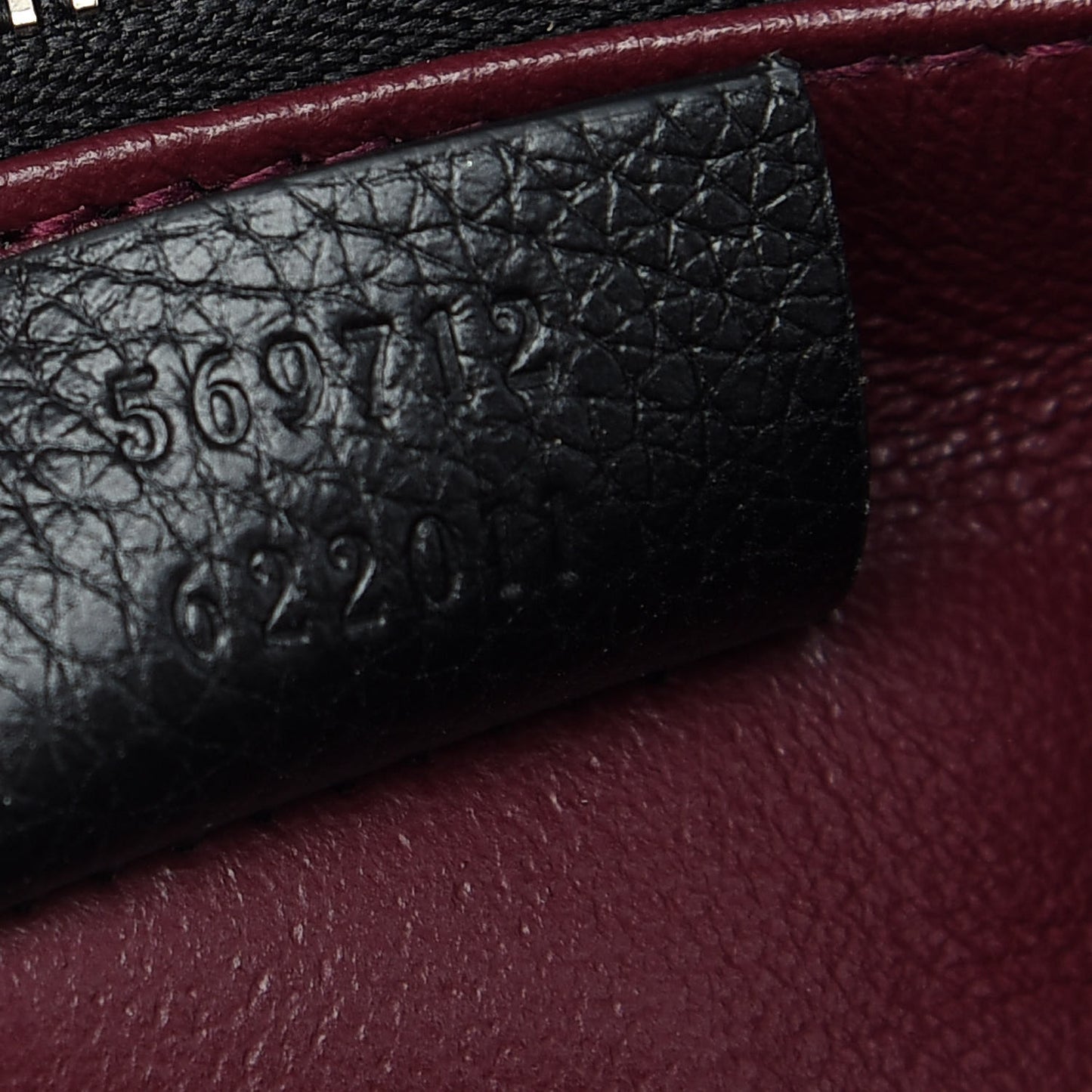 Grainy Calfskin Small Zumi Top Handle Bag Black
