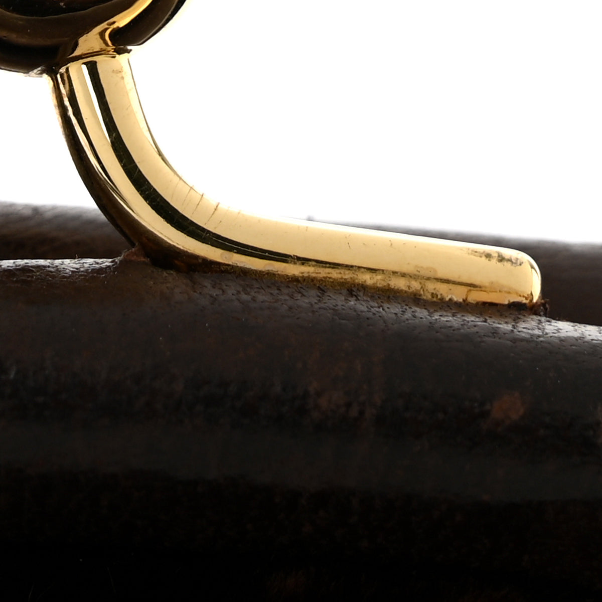Chanel Velvet Kiss Lock Clutch Brown 13 of 13