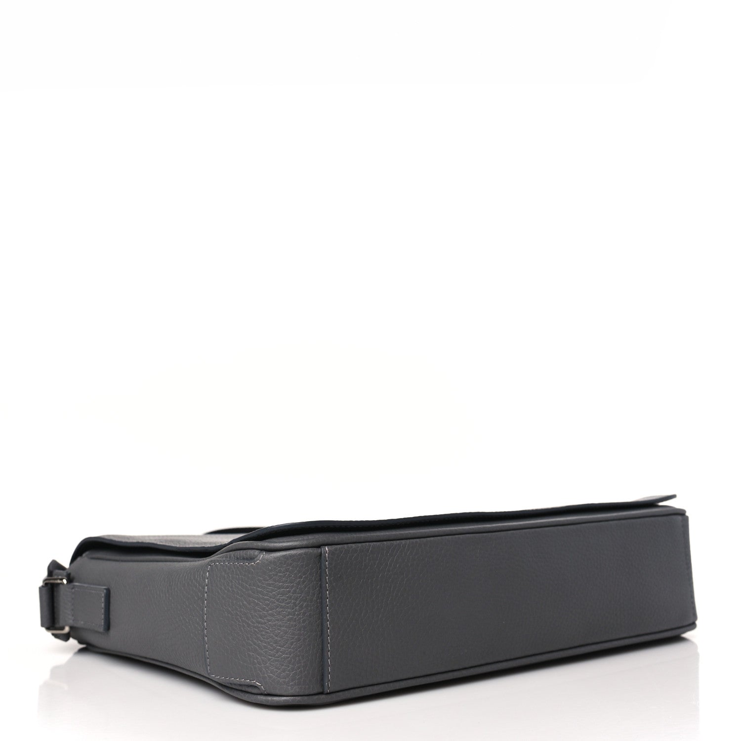 Burberry Calfskin Logo Messenger Charcoal Grey 4 of 9