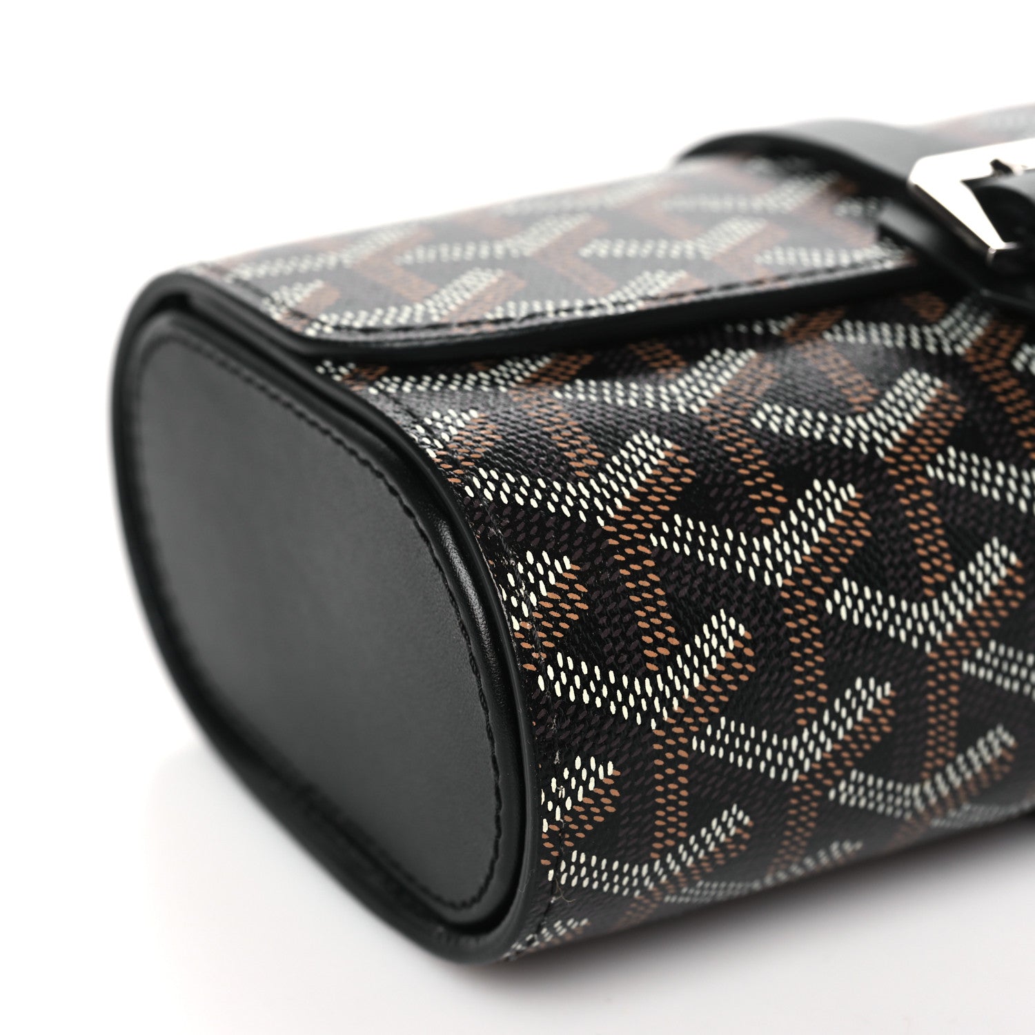 Goyard Goyardine Double Travel Watch Case Black 8 of 9