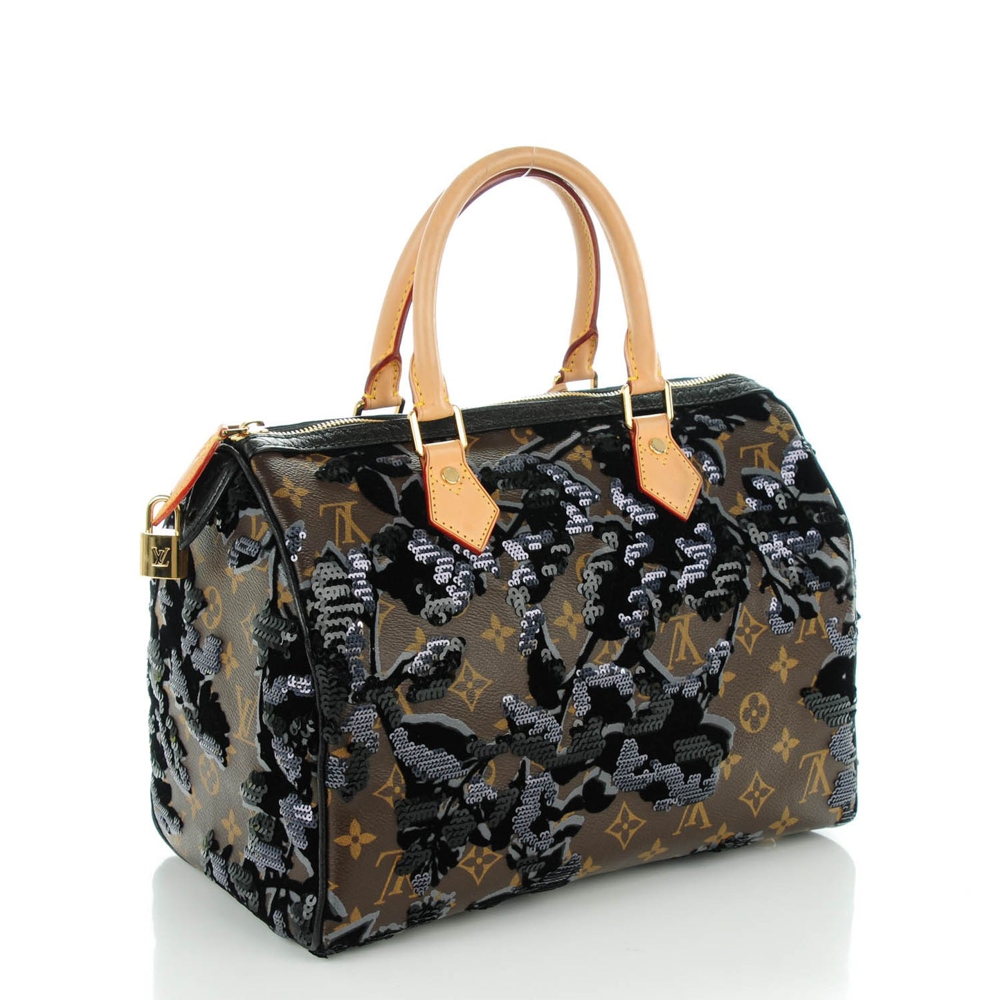 Monogram Fleur De Jais Sequins Speedy 30