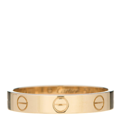 Cartier 18K Yellow Gold 3.5mm LOVE Wedding Band Ring 57 8 1 of 4