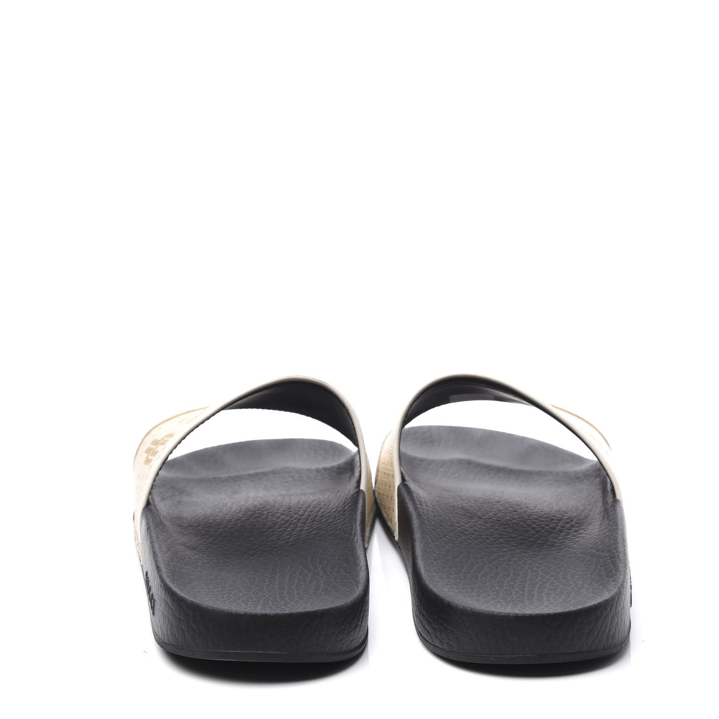 X SEGA Supreme Canvas GUCCY Stars Womens Slide Sandals 41 Mystic White Gold