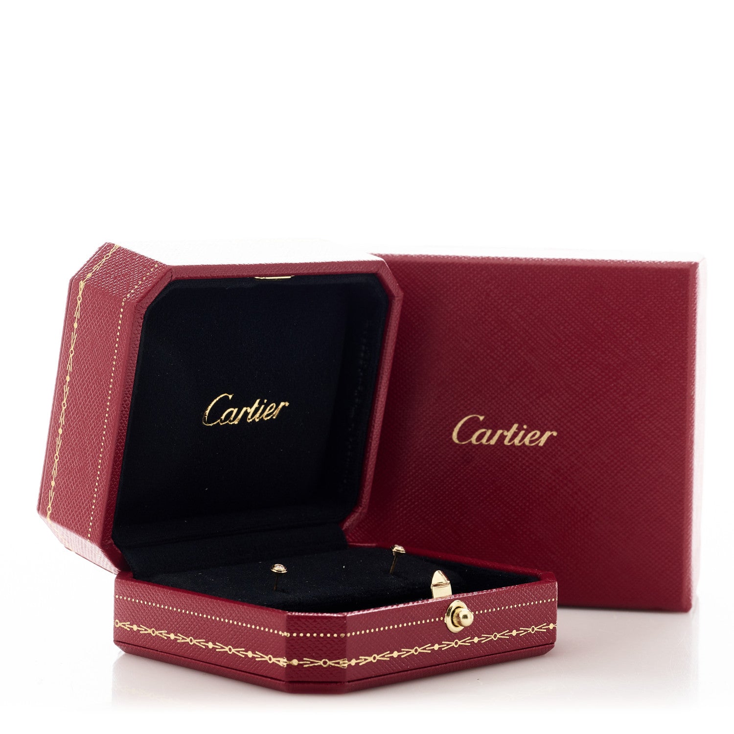 Cartier 18K Yellow Gold Diamond XS D'Amour Earrings 5 of 5
