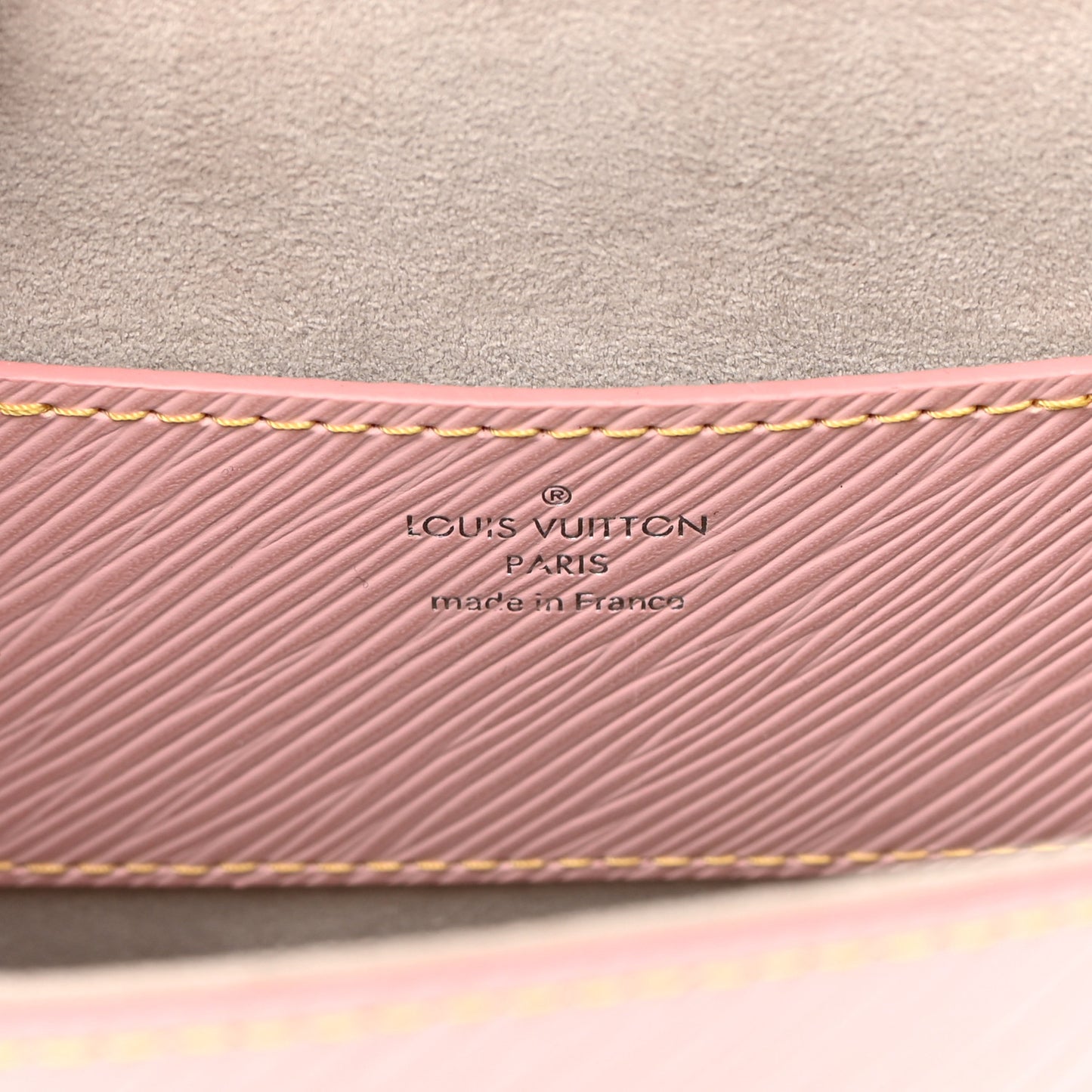 Epi Twist Shoulder Bag MM Rose Ballerine