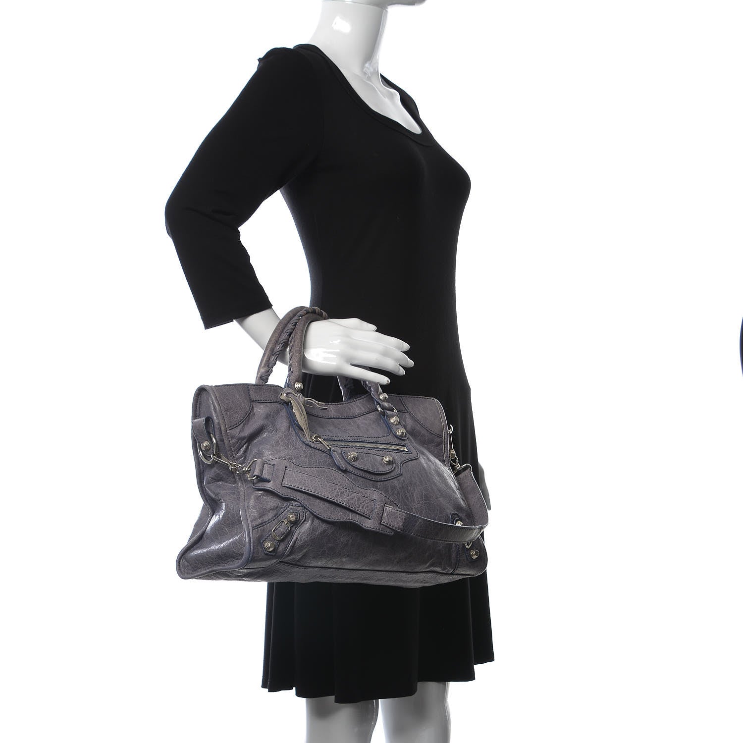 Balenciaga Agneau Giant 12 Silver Hardware City Jacynthe 2 of 20
