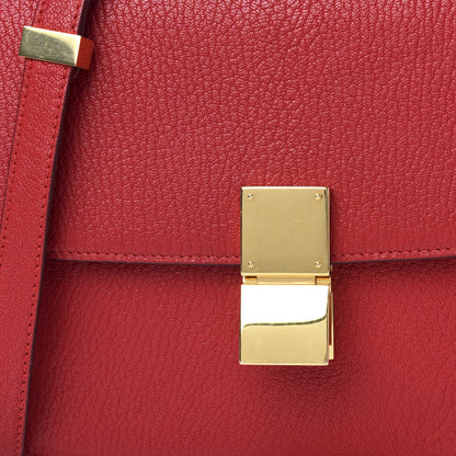 Celine Goatskin Medium Classic Box Flap Bag Carmin 10 of 10