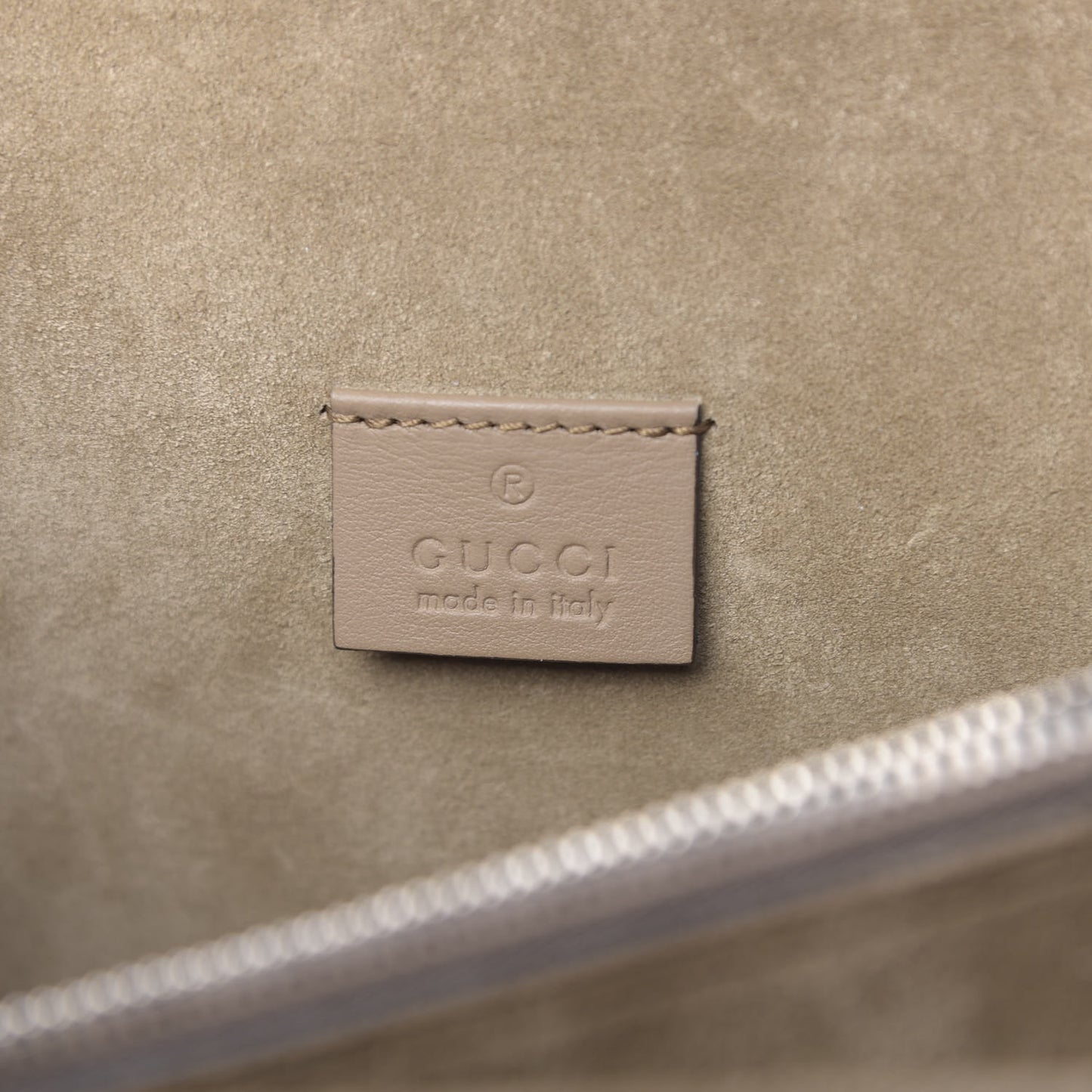 GG Supreme Monogram Small Dionysus Shoulder Bag Taupe