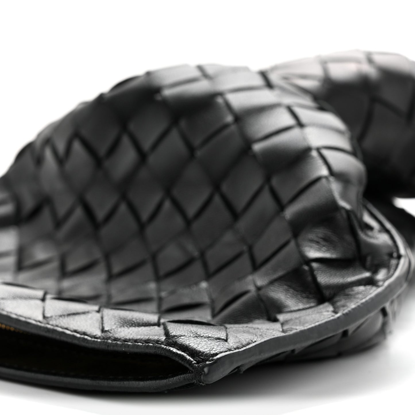 Nappa Intrecciato Mini BV Twist Black