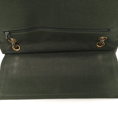Chanel Canvas Quilted 2.55 Reissue 227 Flap Green 14 of 14