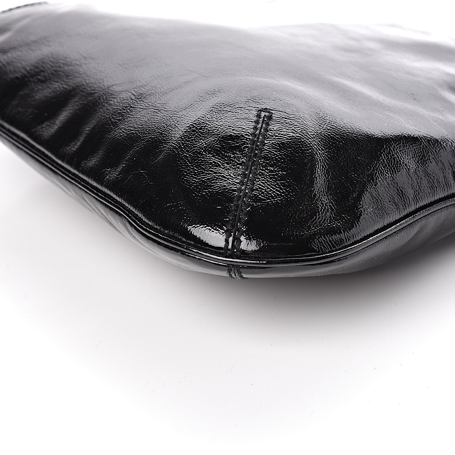 Saint Laurent Patent Tribute Tote Black 6 of 10