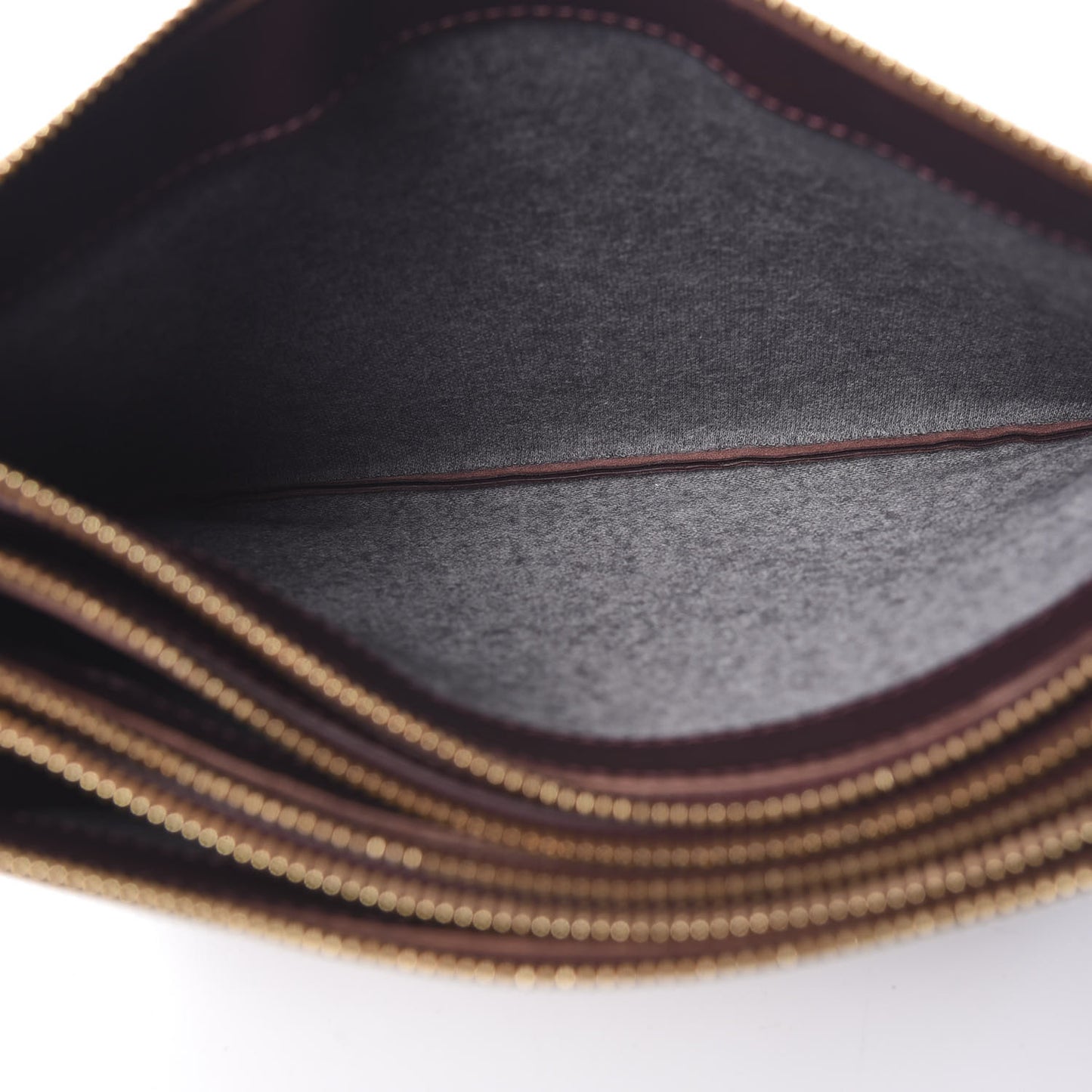 Lambskin Large Trio Crossbody Bag Burgundy