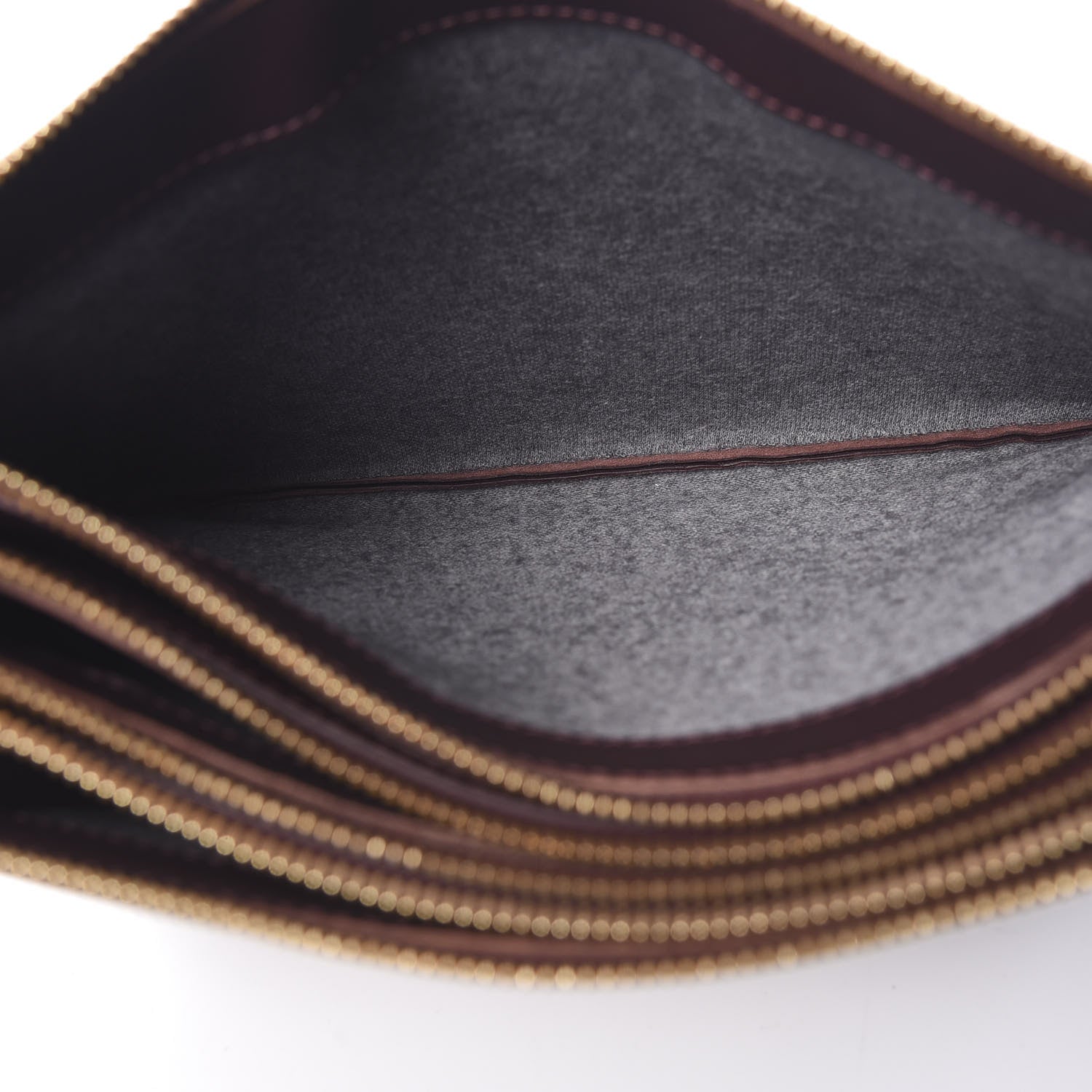 Celine Lambskin Large Trio Crossbody Bag Burgundy 4 of 10