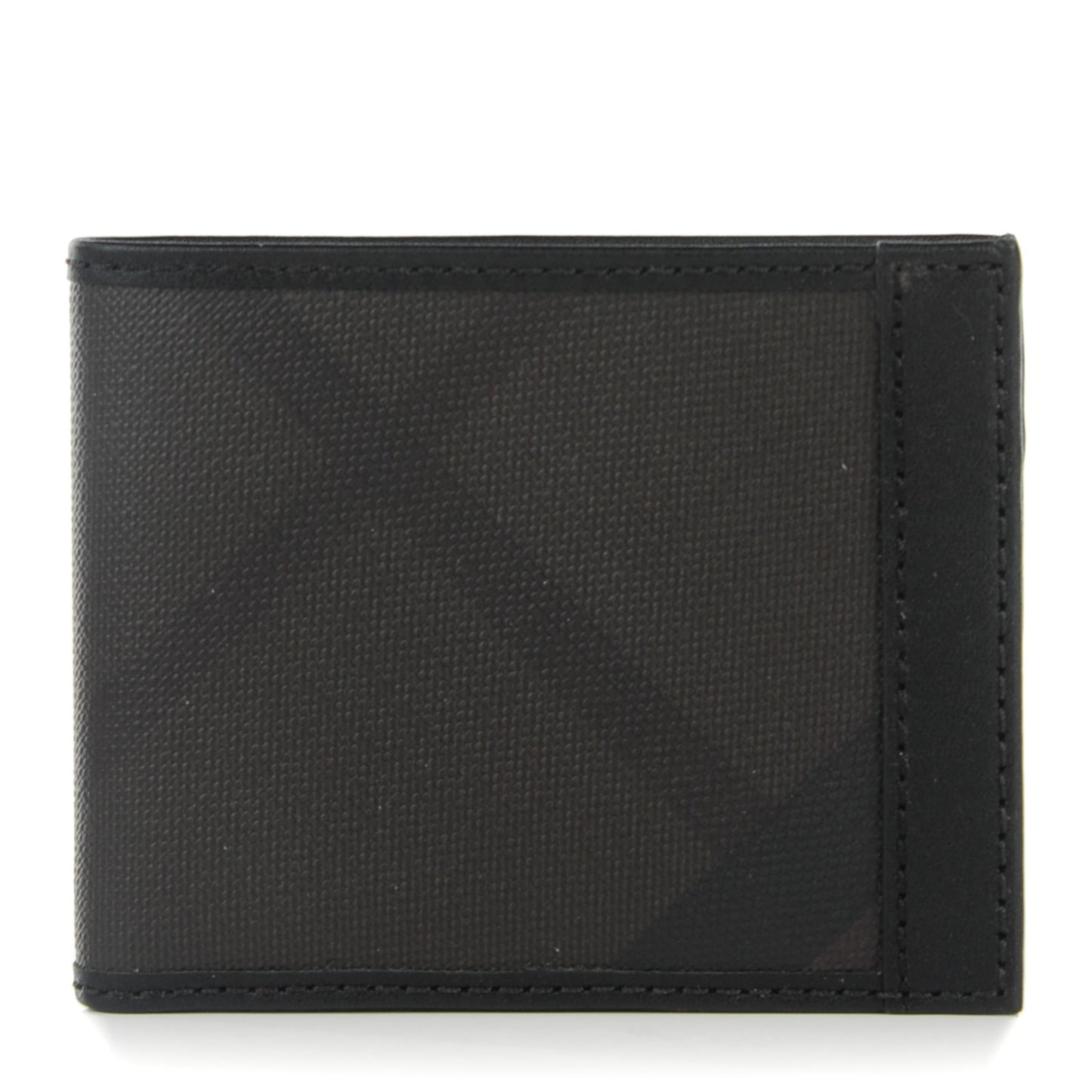Smoked Check Hipfold Bi-Fold Wallet Charcoal