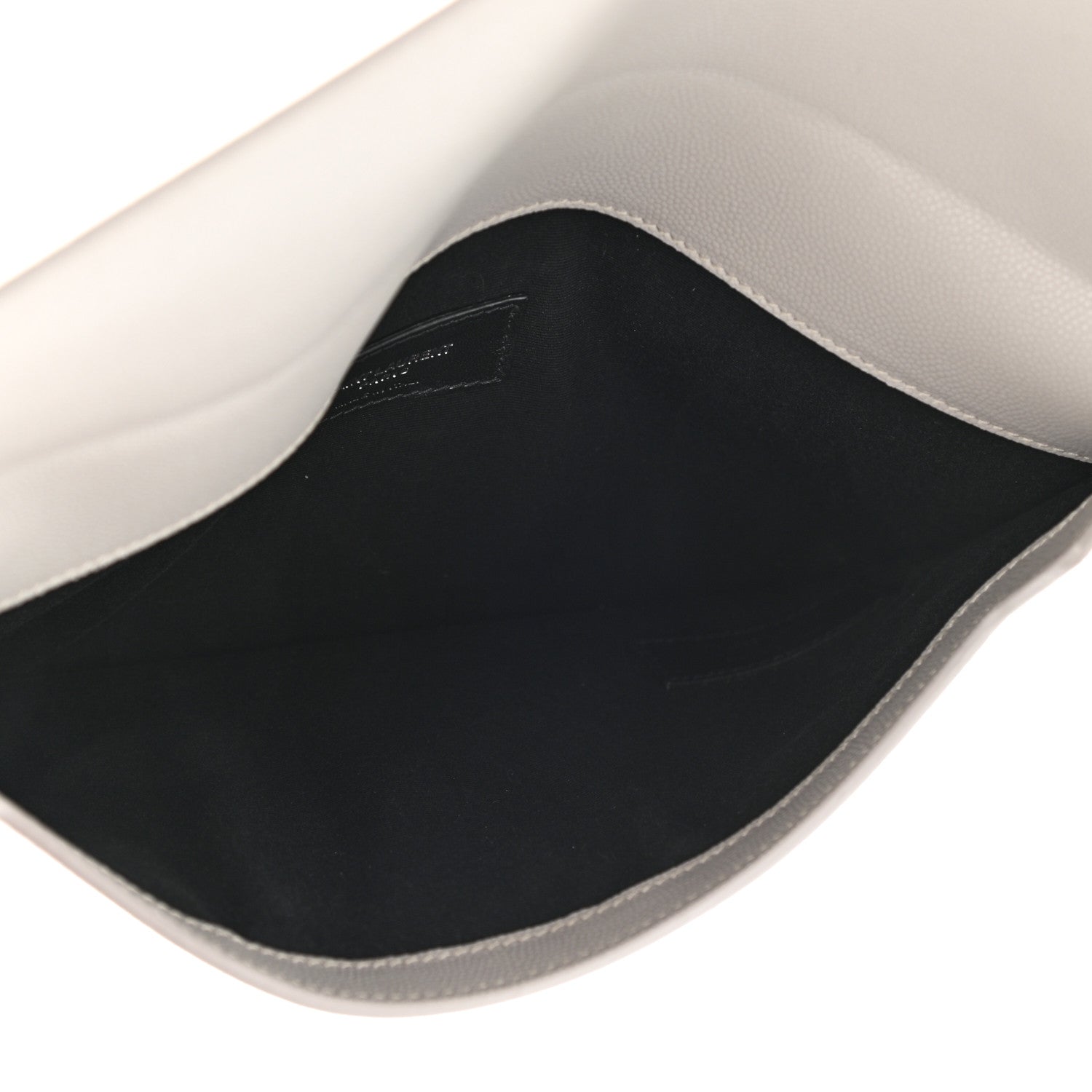 Saint Laurent Grain De Poudre Uptown Pouch Granite 5 of 7