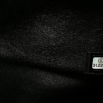 Chanel Sequin Logo Single Flap Pink Silver Black 8 of 11
