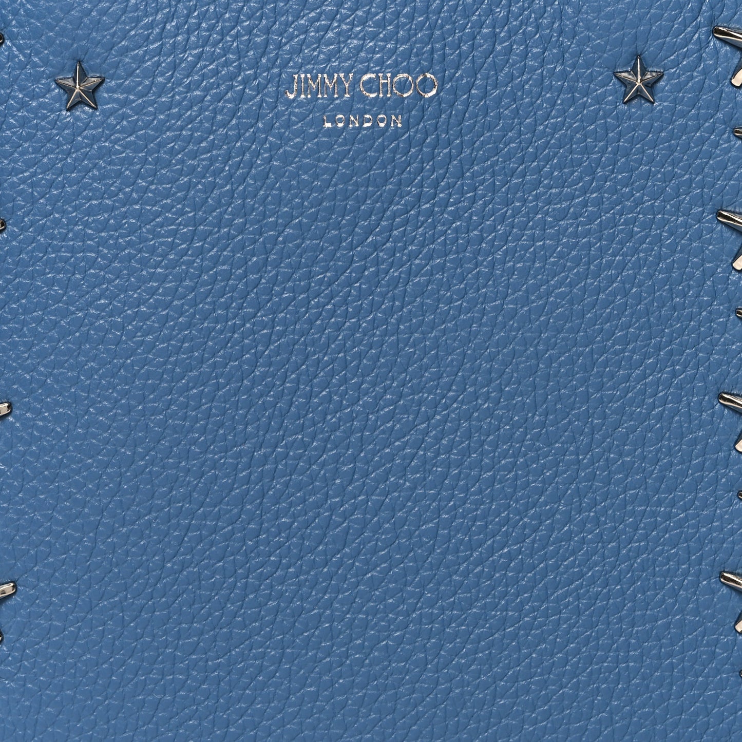 Soft Grainy Calfskin Star Studded Mini Pegasi Tote Butterfly Blue