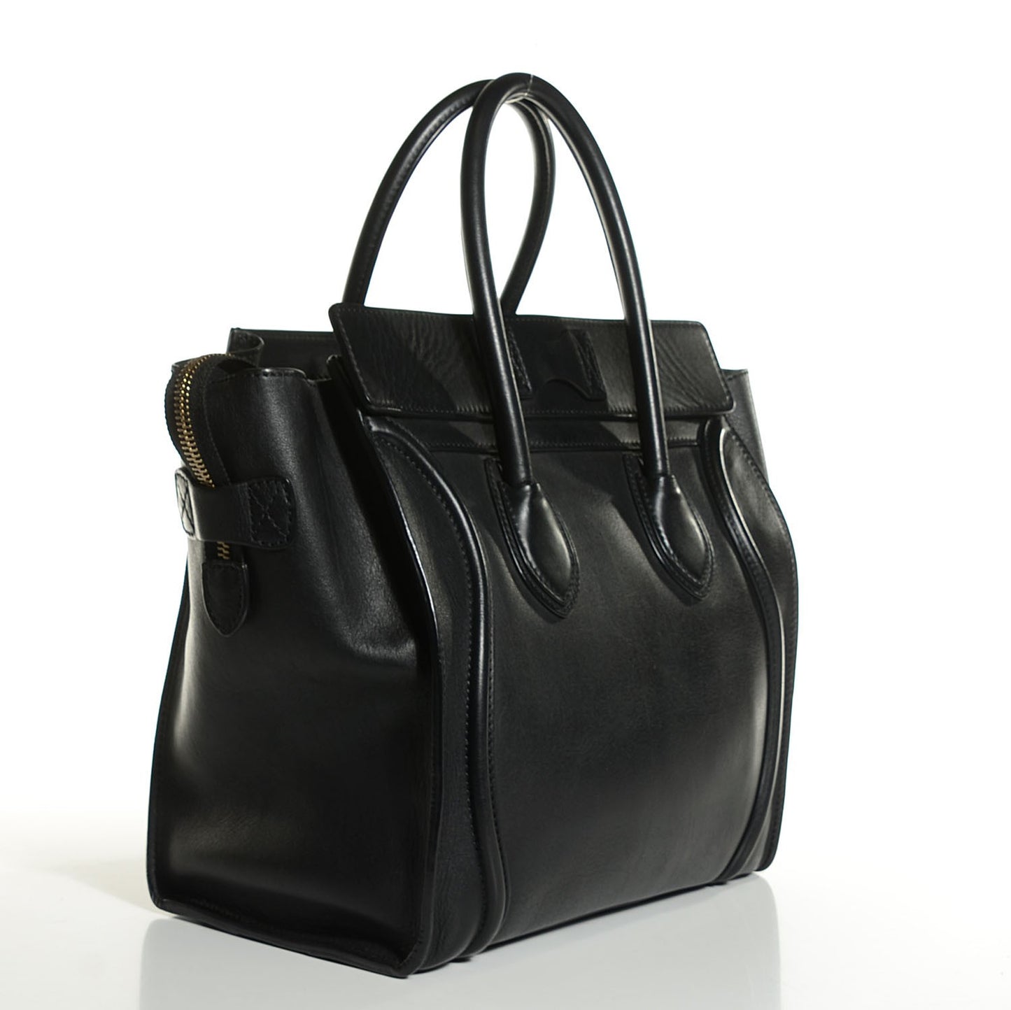 Smooth Calfskin Mini Luggage Black