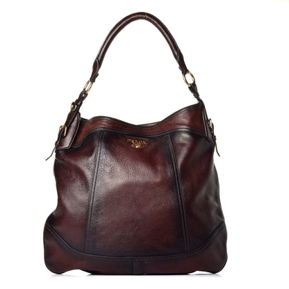 Prada Cervo Antik Hobo Cacao Sfumato 1 of 8