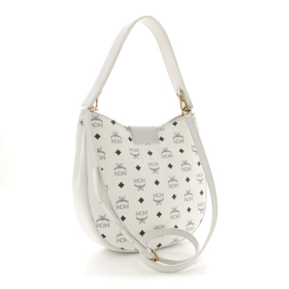 MCM Visetos Patricia Hobo White 3 of 13