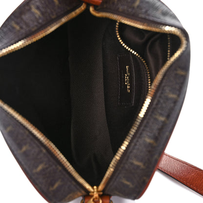 Saint Laurent Canvas Smooth Calfskin Le Monogramme Camera Bag Chestnut 4 of 11