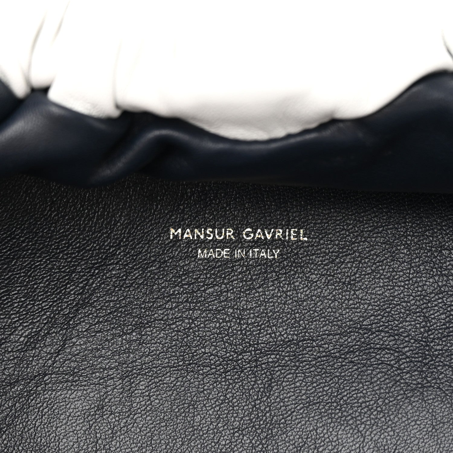 Mansur Gavriel Lambskin Cloud Clutch White 5 of 8