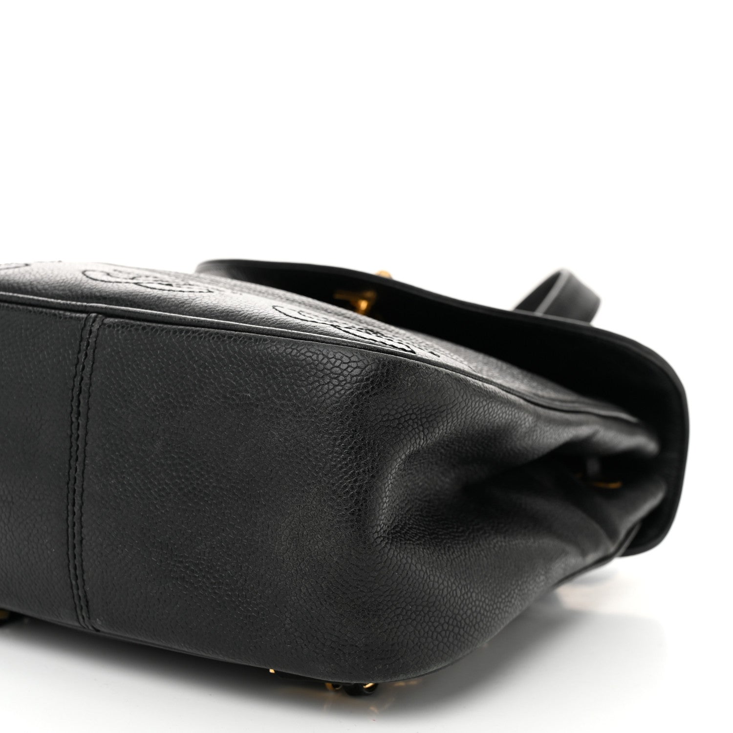 Chanel Caviar CC Backpack Black 10 of 13