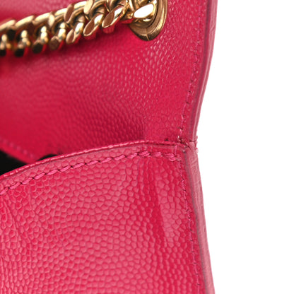 Saint Laurent Grain De Poudre Small Monogram Kate Satchel Bubblegum 11 of 11