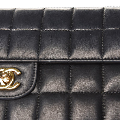 Chanel Lambskin East West Chocolate Bar Flap Black 12 of 13