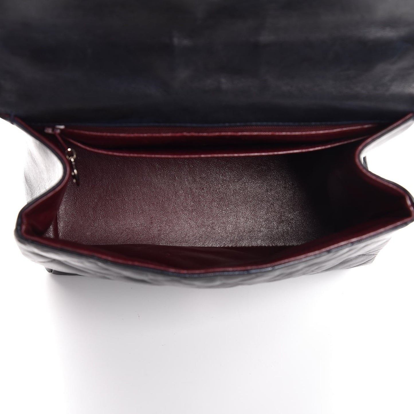 Lambskin Quilted Flap Black