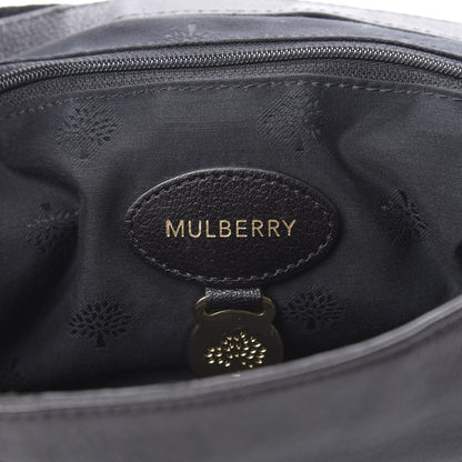 Mulberry Calfskin Push Lock Satchel Black 6 of 15