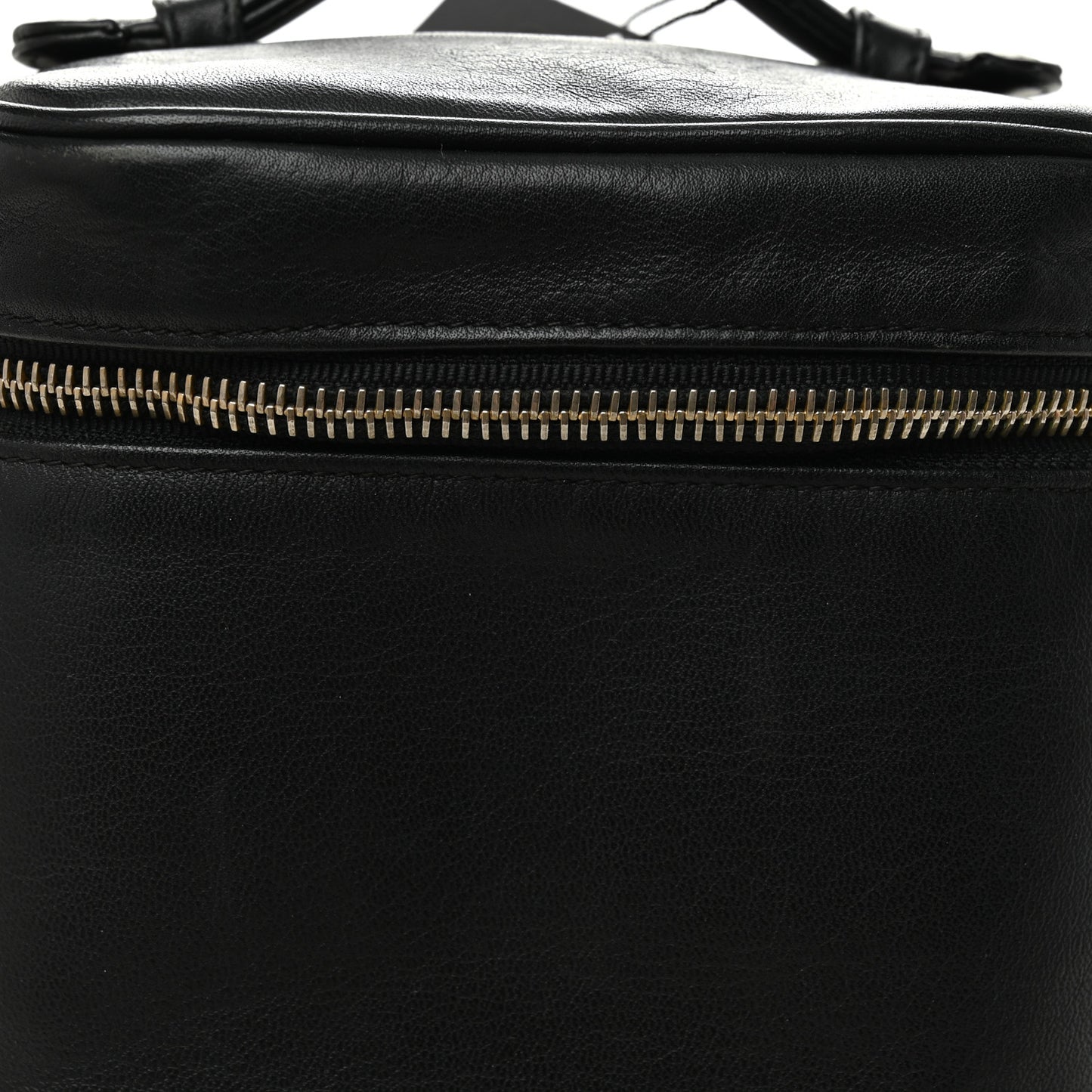 Calfskin Vanity Cosmetic Bag Black