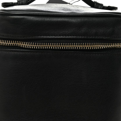 Chanel Calfskin Vanity Cosmetic Bag Black 9 of 11