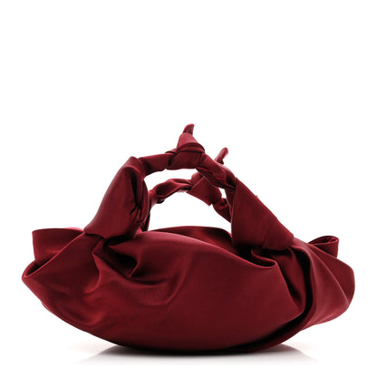 The Row Satin The Ascot Bag Burgundy 1 of 11