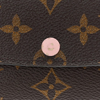 Louis Vuitton Monogram Emilie Wallet Rose Ballerine 12 of 15