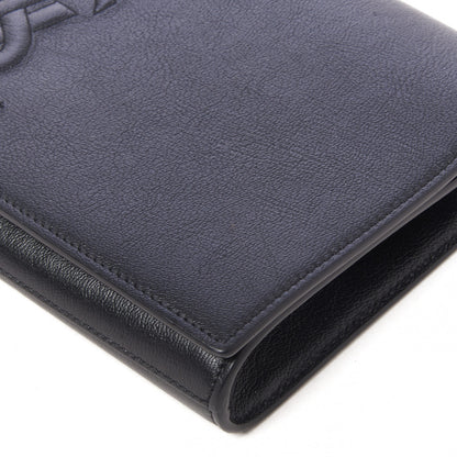 Saint Laurent Calfskin Monogram Large Belle De Jour Clutch Black 4 of 8