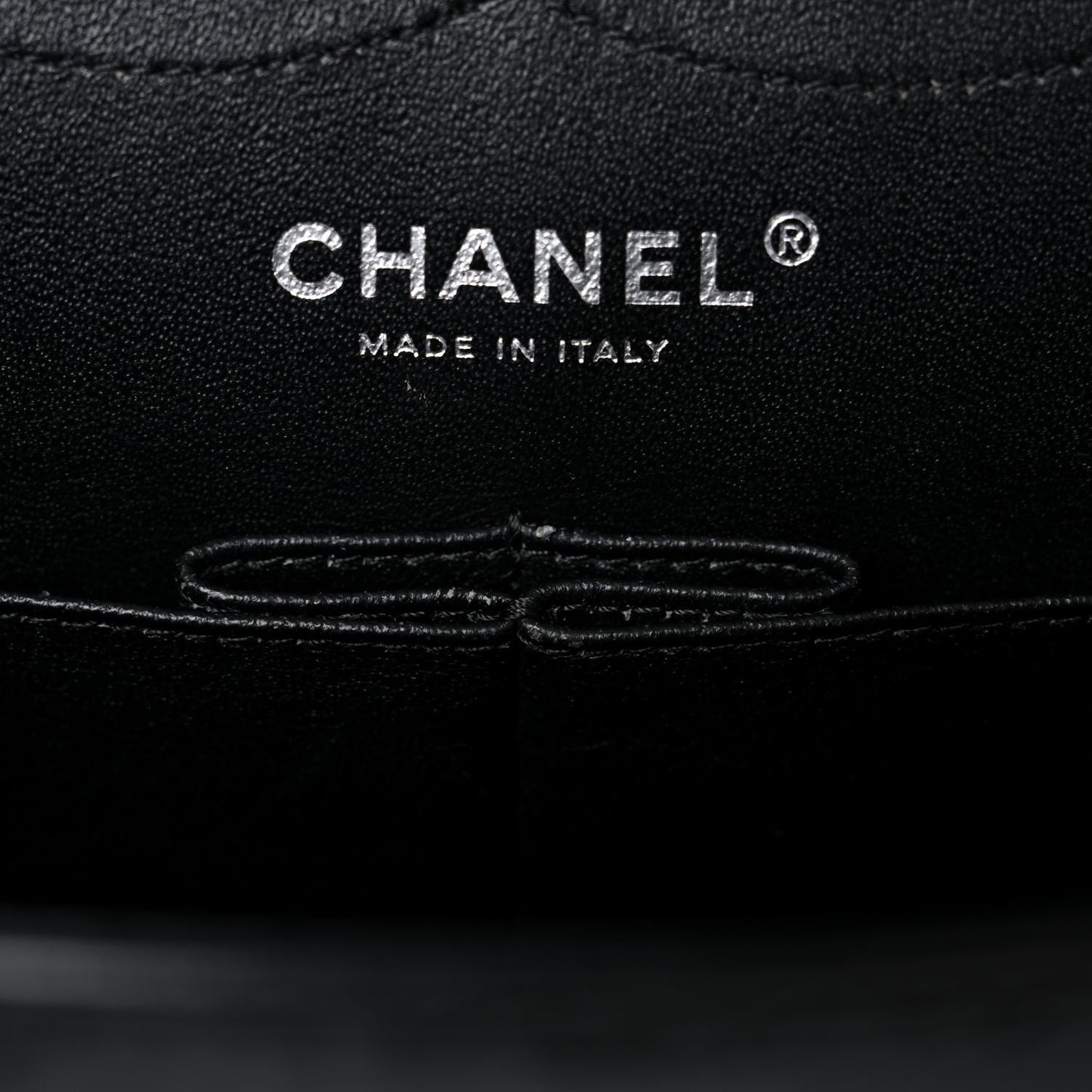 Glazed Aged Calfskin Quilted 2.55 Reissue 227 Flap Black