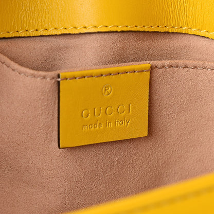 Gucci Calfskin Matelasse Mini GG Marmont Shoulder Bag Stone Topaz 6 of 14