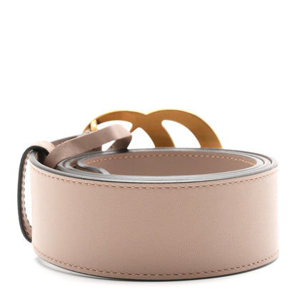 Gucci Calfskin Double G 40mm Belt 80 32 Porcelain Rose 2 of 5