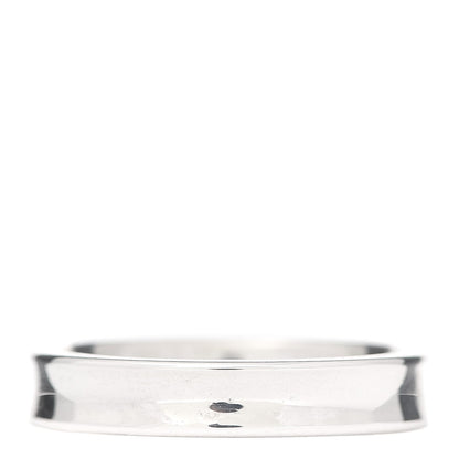 Tiffany Sterling Silver Narrow 1837 Band Ring 53 6.5 4 of 5
