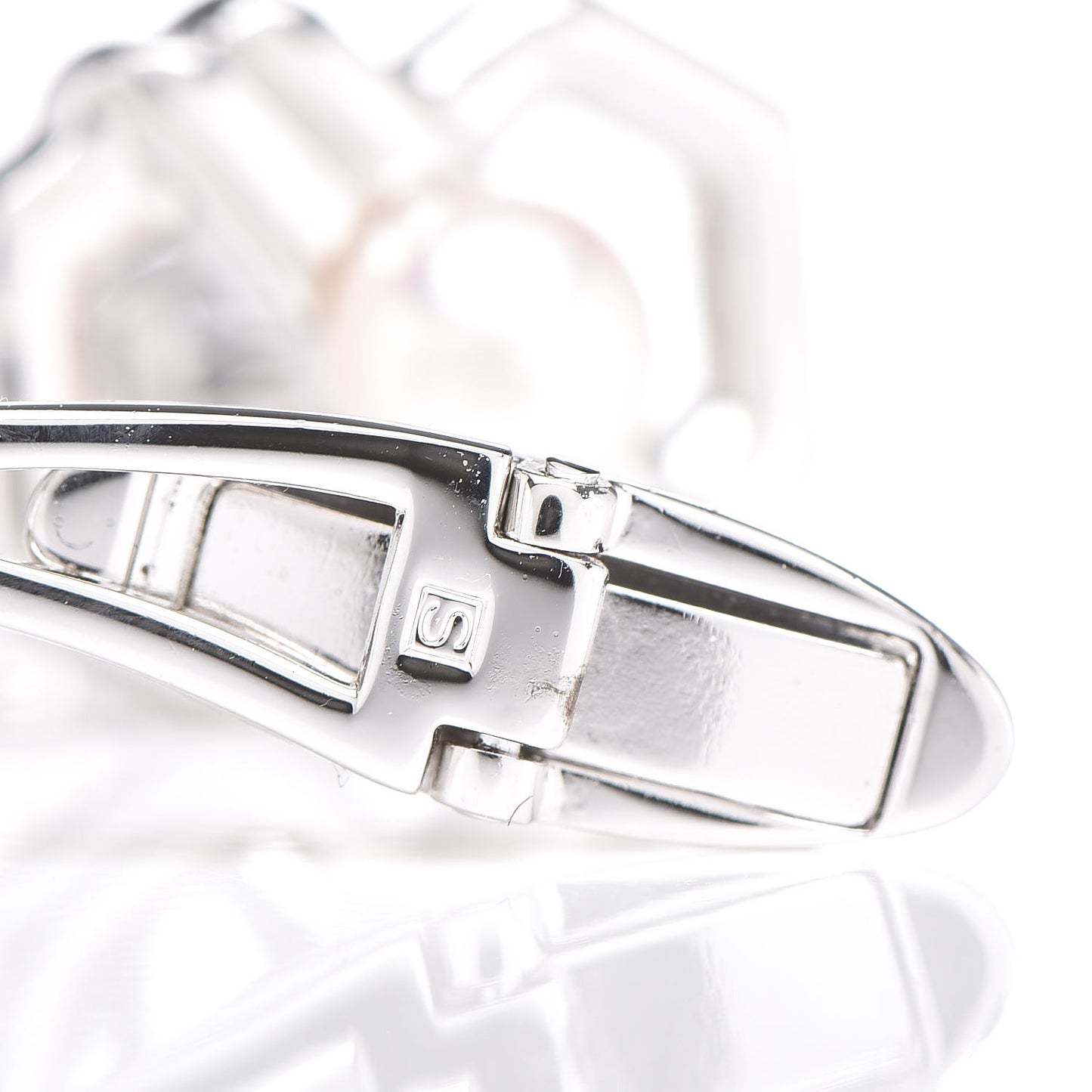 Sterling Silver Pearl Cufflinks