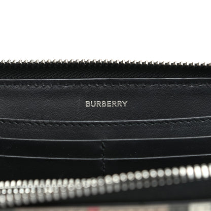 Burberry Vintage Check Ellerby Zip Around Wallet Black 6 of 7
