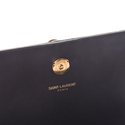 Saint Laurent Smooth Calfskin Medium Classic Monogram Kate Tassel Satchel Black 17 of 18