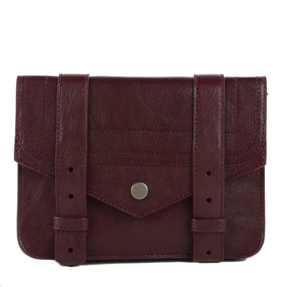 Proenza Schouler Lambskin Large PS1 Chain Wallet Oxblood 1 of 6