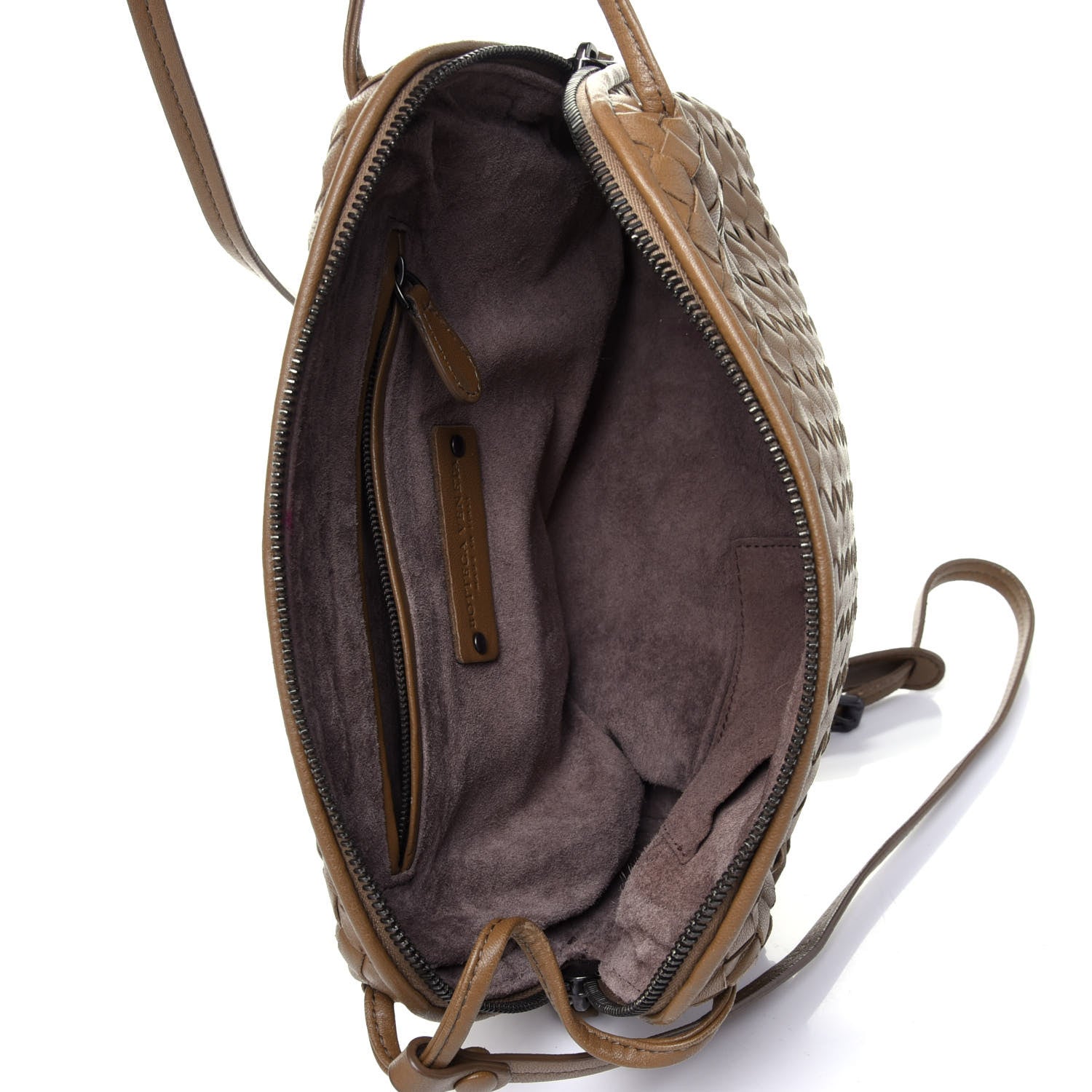 Bottega Veneta Nappa Intrecciato Nodini Crossbody Messenger Noce 4 of 4
